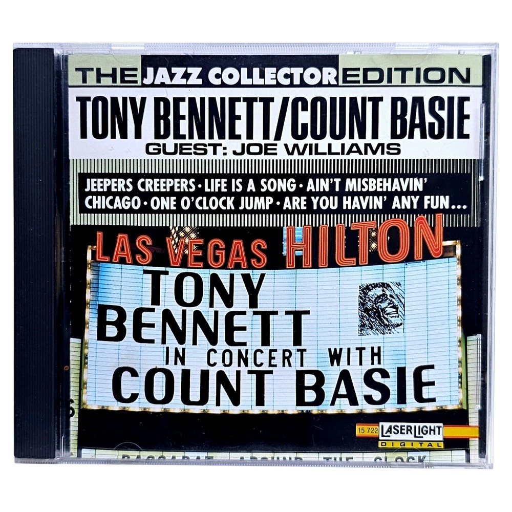 Tony Bennett Count Basie Las Vegas Hilton CD LaserLight 15722 Jazz Collector EUC